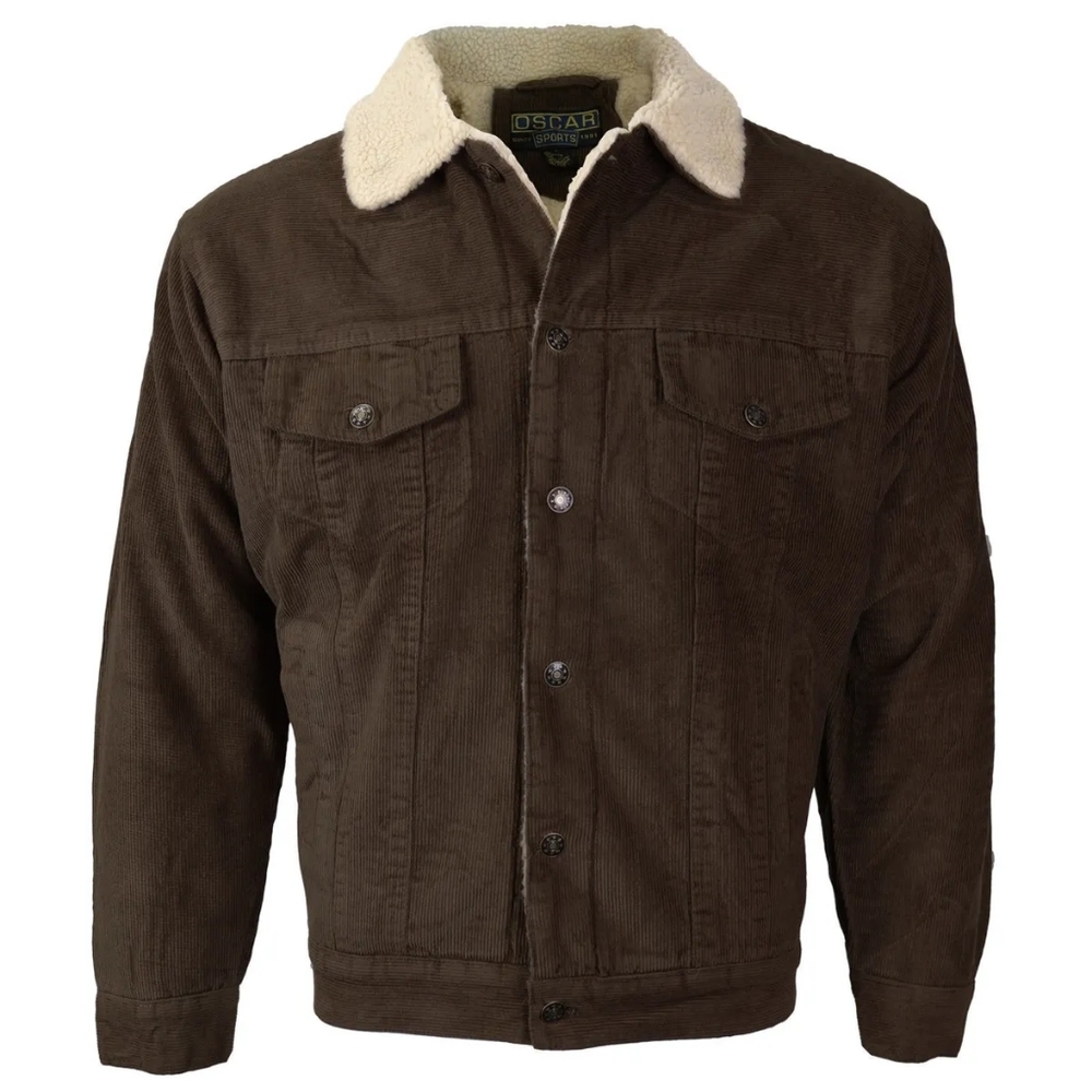 New w/ Tags Mens Thick Winter Fleeced Demin Button Jacket Multiple Sizes